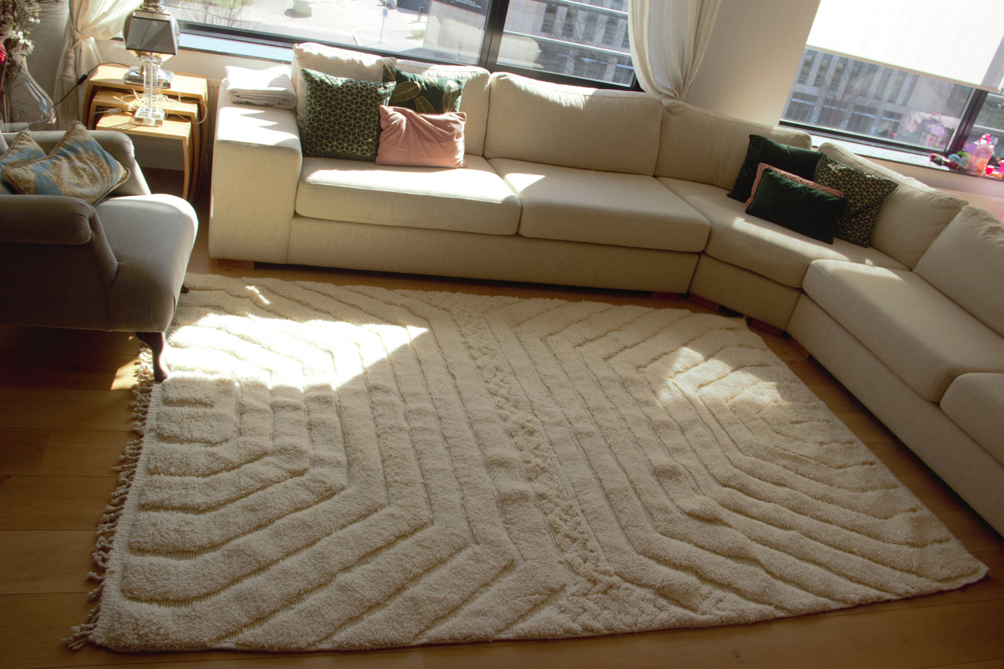 Berber Vloerkleed "Safi" – Handgemaakt in Fes