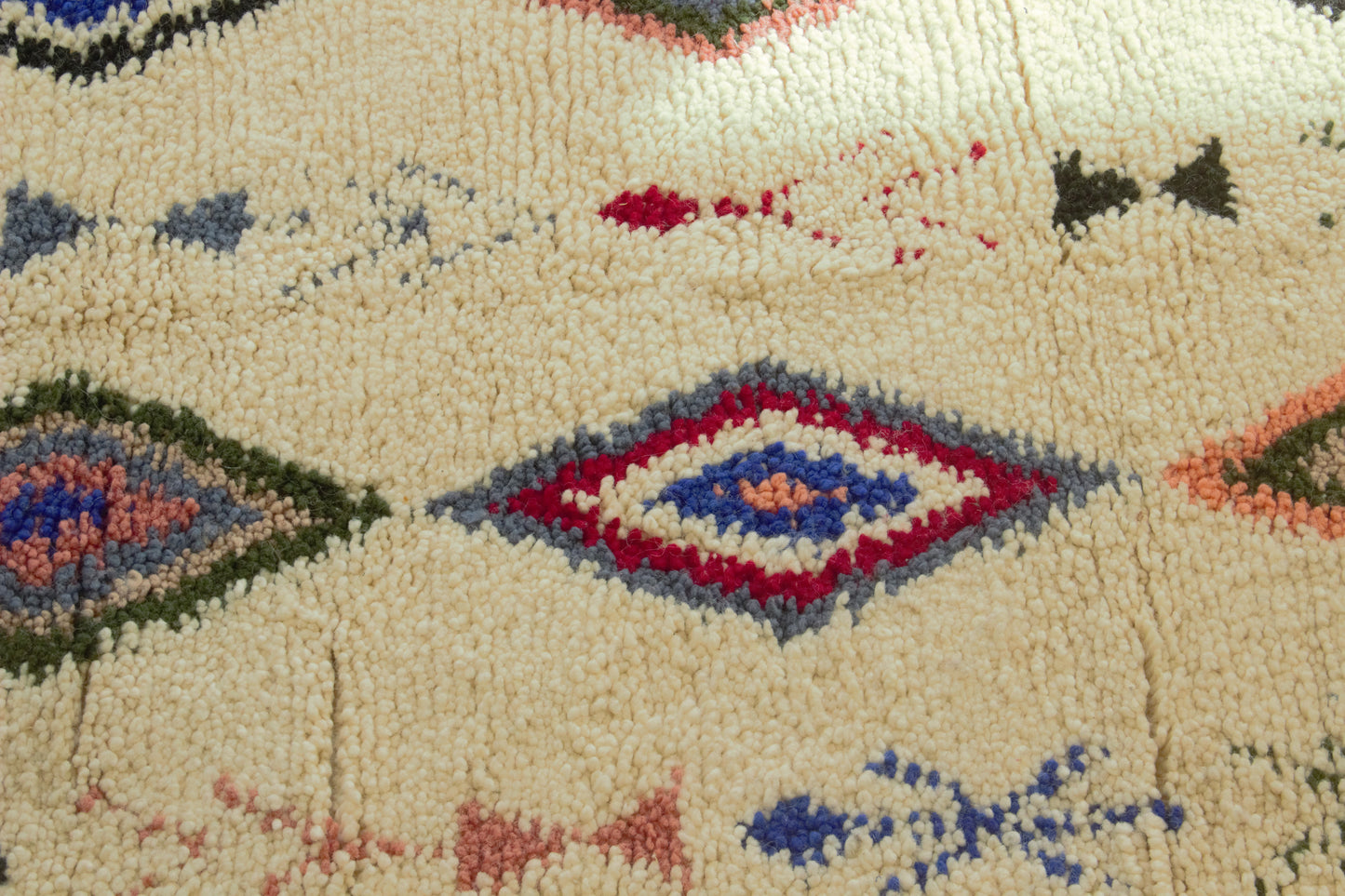 Berber Vloerkleed – "Noor" - Handgemaakt in Fes
