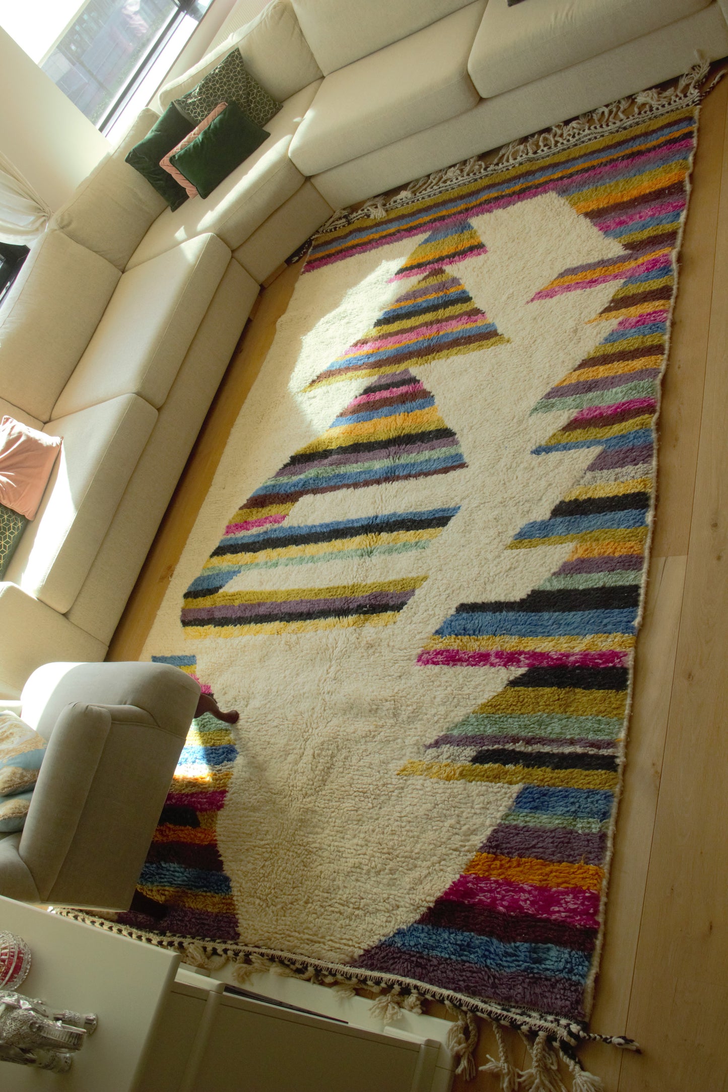 Berber Vloerkleed "Lmas"  – Handgemaakt in Fes