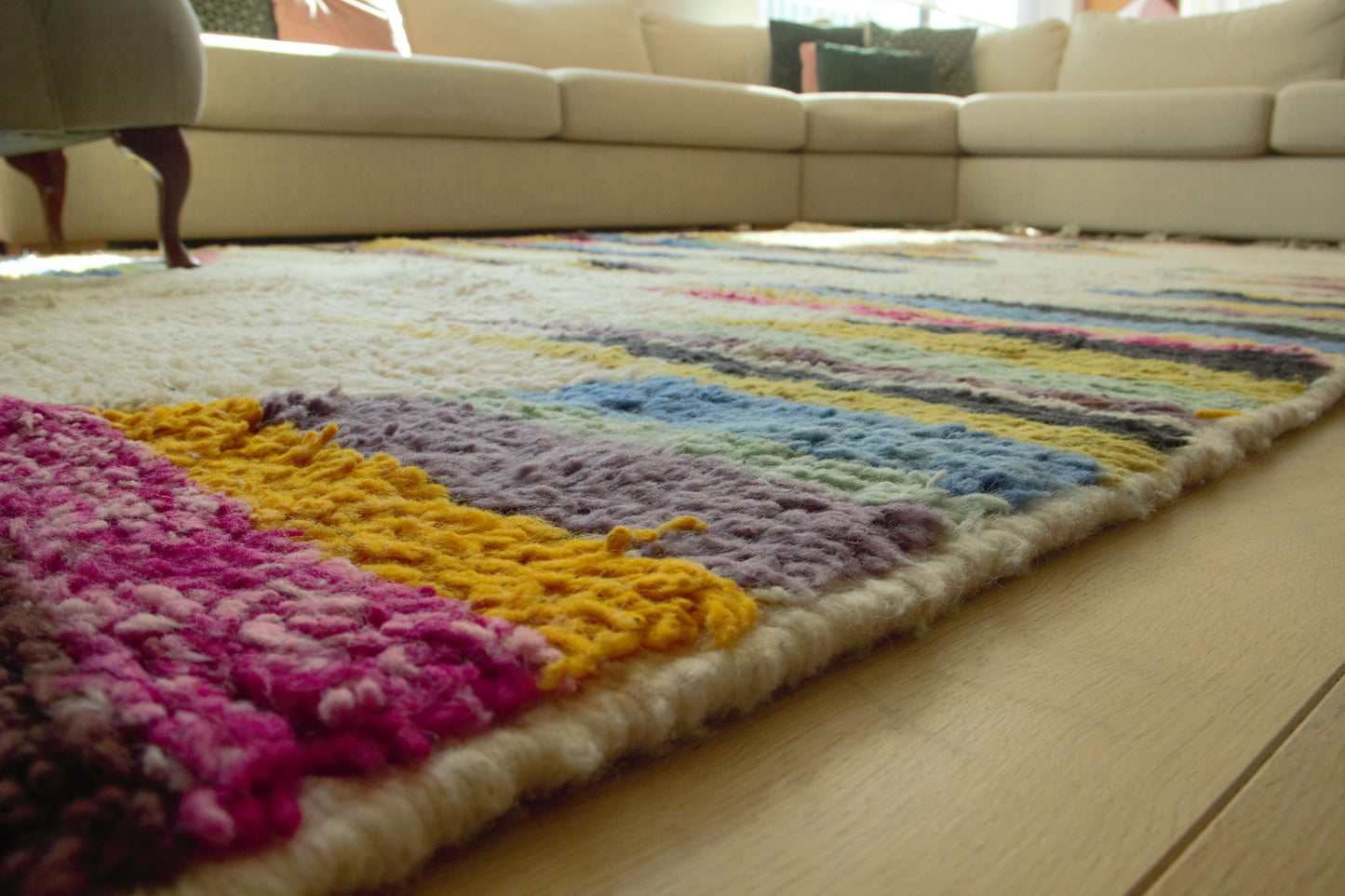 Berber Vloerkleed "Lmas"  – Handgemaakt in Fes