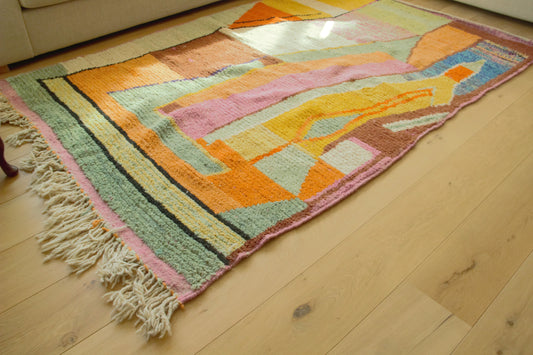 Berber Vloerkleed "Rihana"  – Handgemaakt in Fes