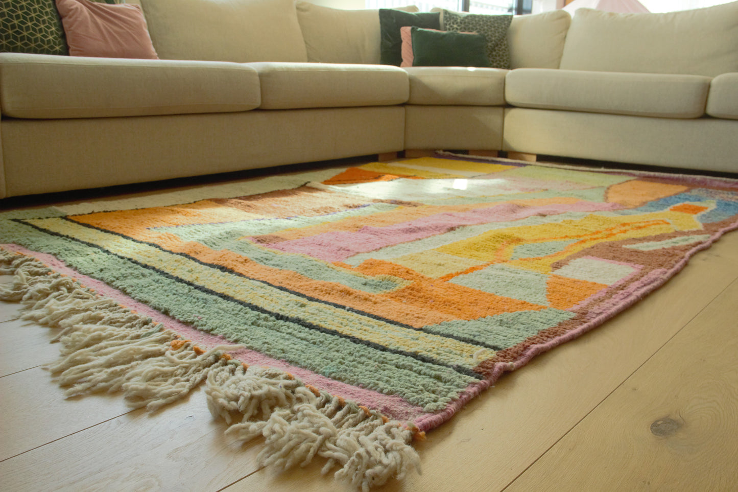 Berber Vloerkleed "Rihana"  – Handgemaakt in Fes