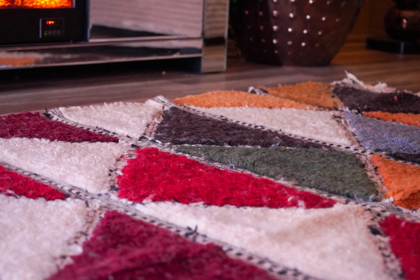 Berber Vloerkleed "Rimaya" (رِمايَة) – Handgemaakt in Fes
