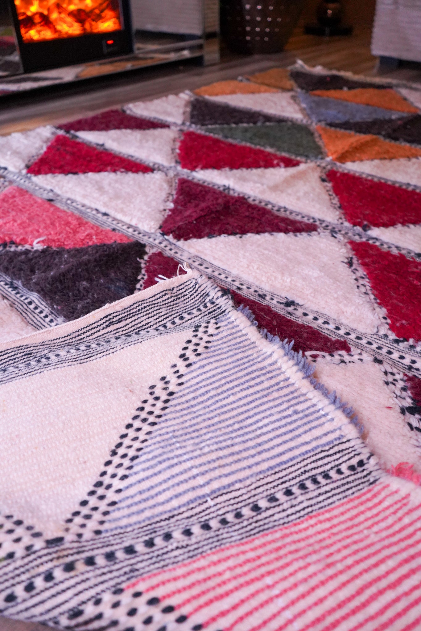 Berber Vloerkleed "Rimaya" (رِمايَة) – Handgemaakt in Fes