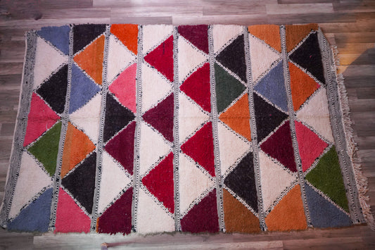 Berber Vloerkleed "Rimaya" (رِمايَة) – Handgemaakt in Fes