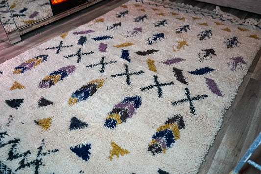 Berber Vloerkleed "Amara"  – Handgemaakt in Fes