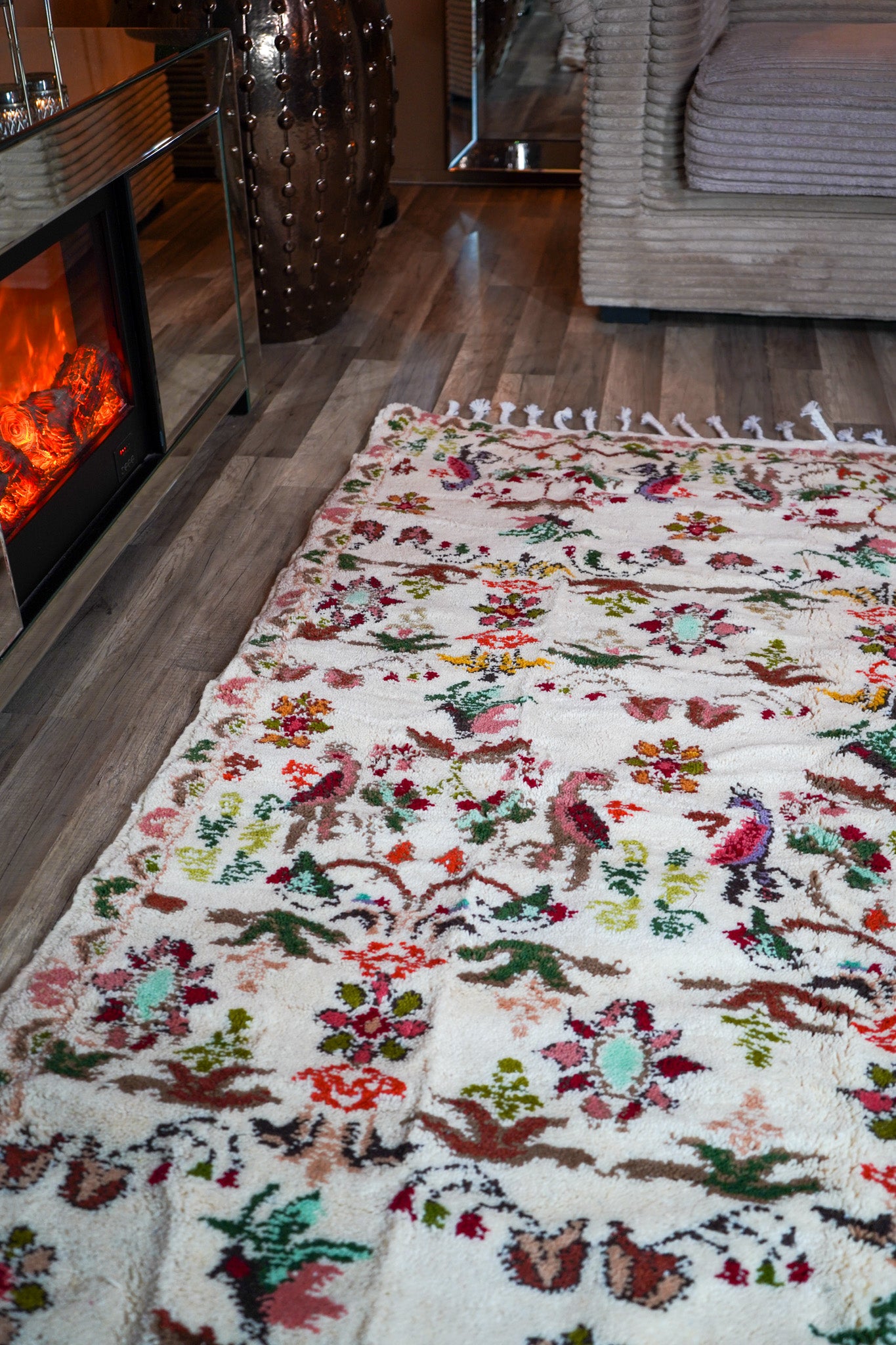 Berber Vloerkleed "Jasmina" – Handgemaakt in Fes