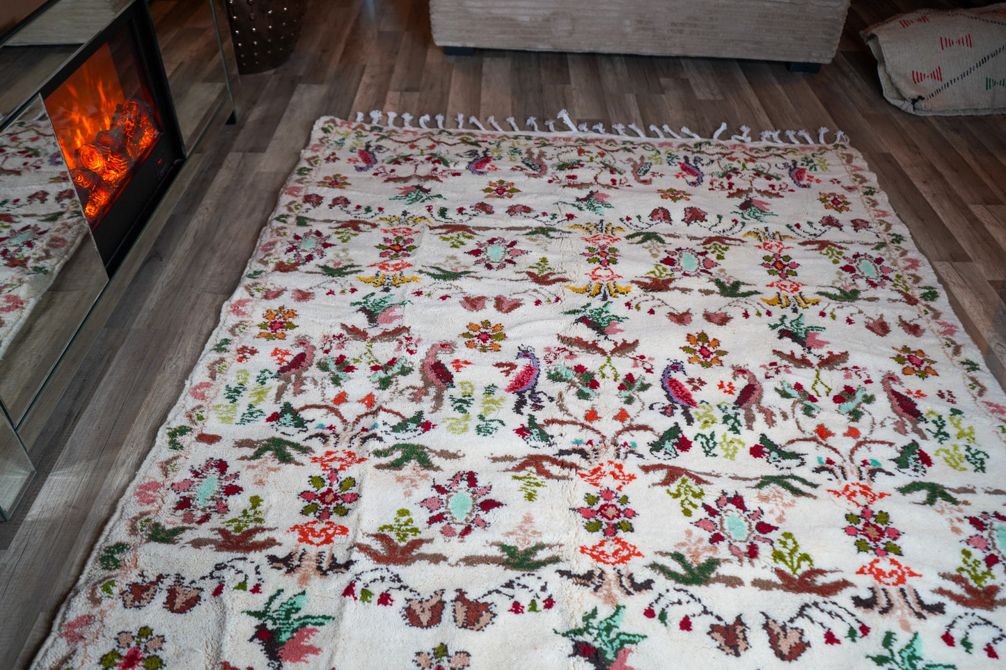 Berber Vloerkleed "Jasmina" – Handgemaakt in Fes