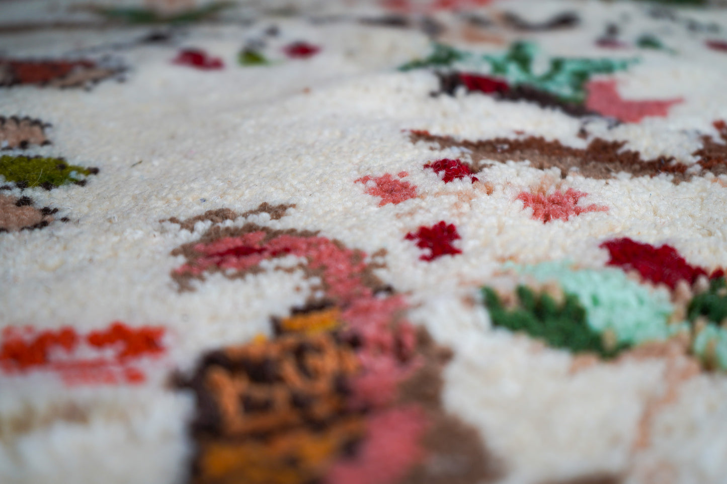 Berber Vloerkleed "Jasmina" – Handgemaakt in Fes