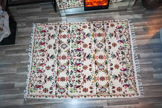 Berber Vloerkleed "Jasmina" – Handgemaakt in Fes