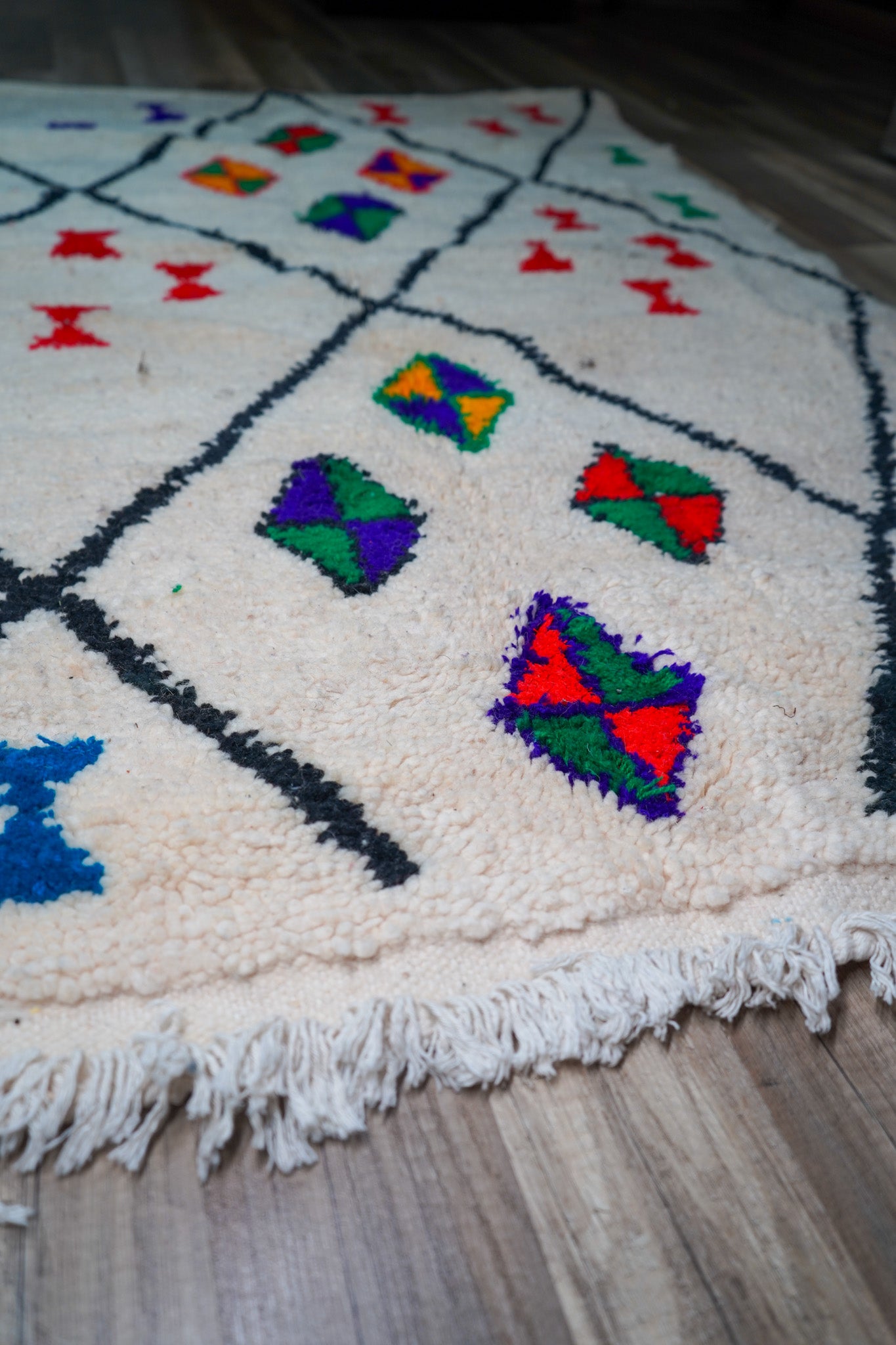 Berber Vloerkleed "Ziri" – Handgemaakt in Fes