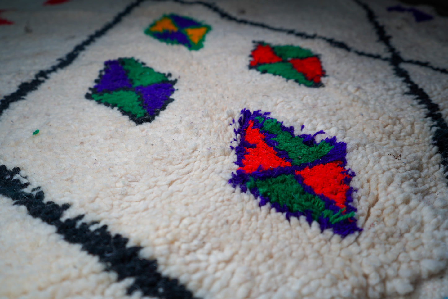 Berber Vloerkleed "Ziri" – Handgemaakt in Fes