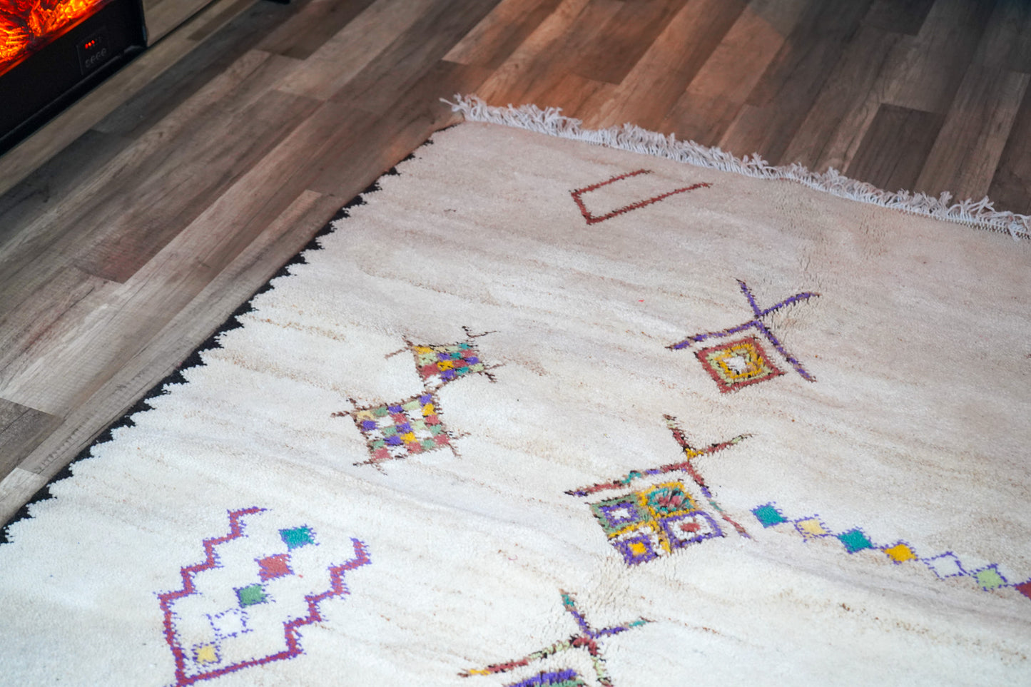 Berber Vloerkleed "Tifra  – Handgemaakt in Fes